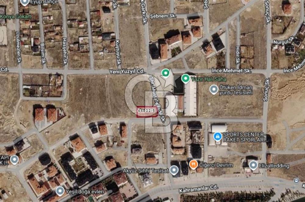 SİLLE SELEHATTİN EYYUBİ MAH. 1326m² 0,75 EMSAL SATILIK KÖŞE ARSA