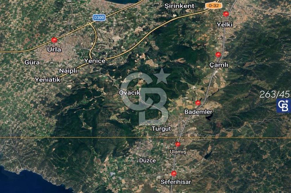MUSELAND-Urla Bademler'de 4766 M2 Satılık Zeytinlik