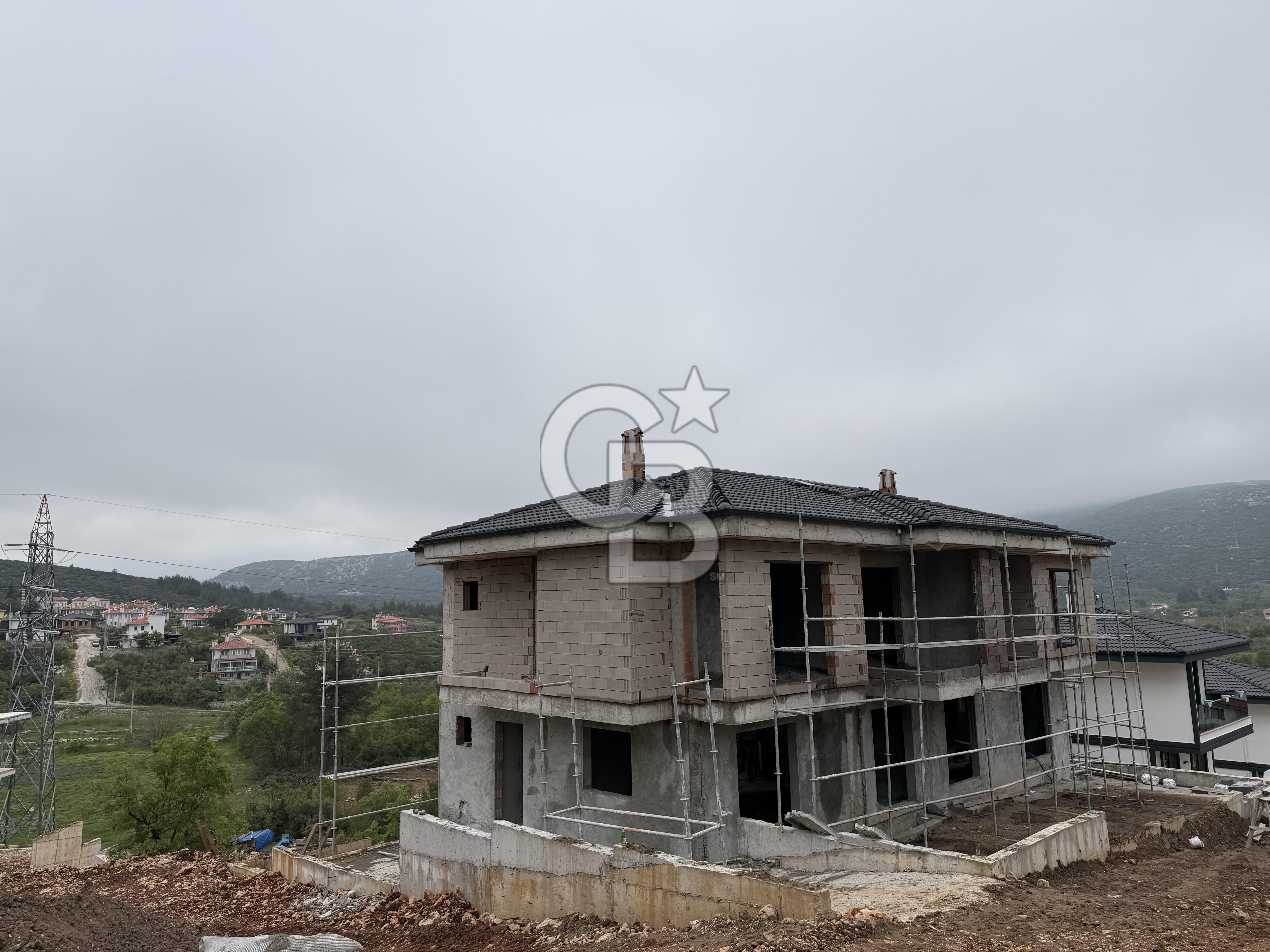 Muğla Gülağzında satılık ikiz villa