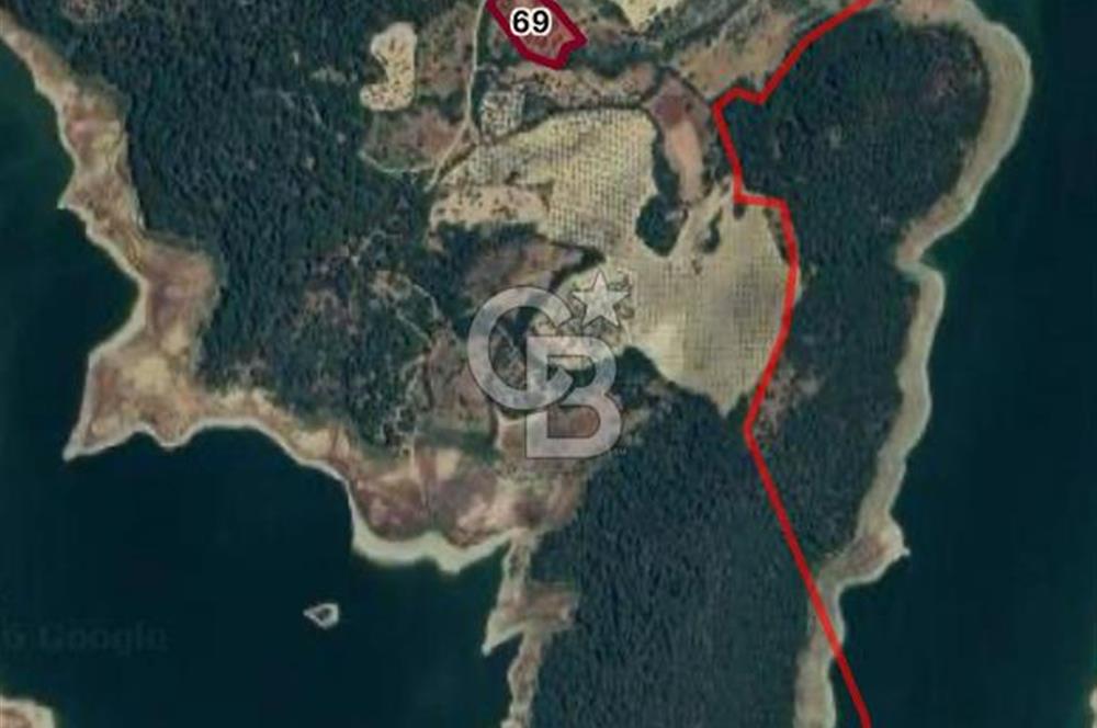 Manisa Soma Yola Cepheli Baraj Manzaralı Satılık Tarla