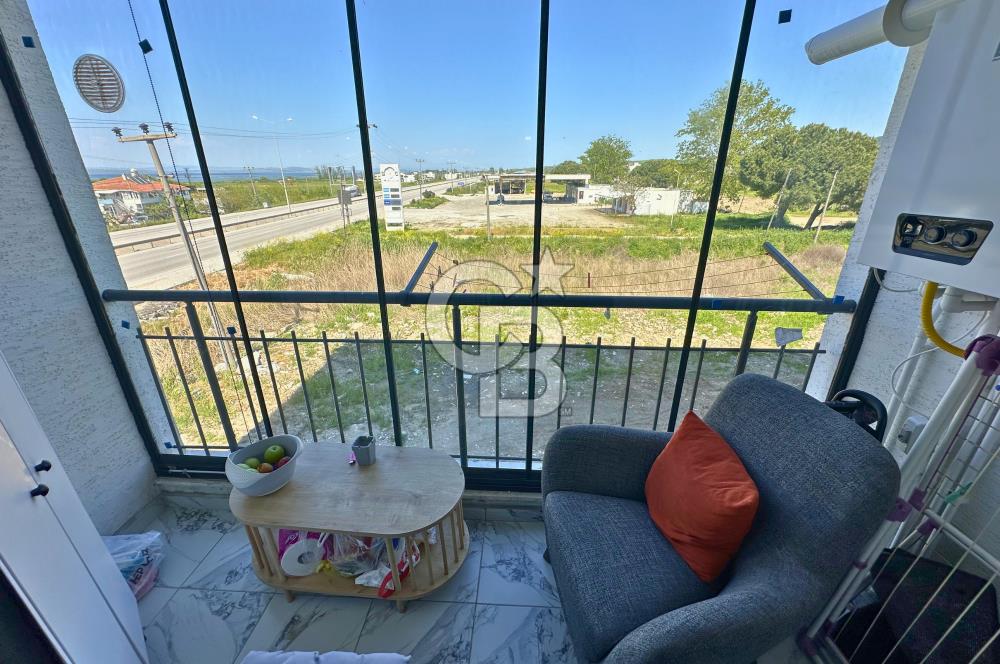 Çanakkale Lapseki Deniz Manzaralı Cam Balkon ve Kombili 2+1 Daire
