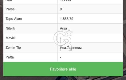 YATIRIMLIK VE GELİŞİME AÇIK ARSA FIRSATI
