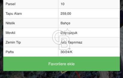 ANTALYA GAZİPAŞA’DA SATILIK BAHÇE 