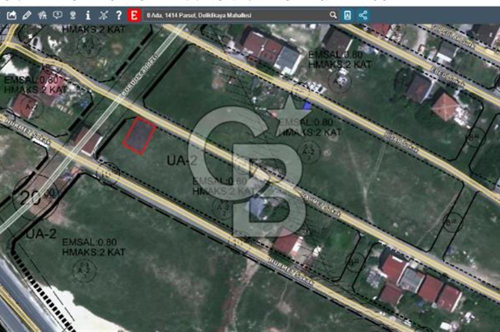 DELİKLİKAYA BAHÇEŞEHİRE YAKIN BÖLGEDE İMARLI SATILIK 236 M2 ARSA