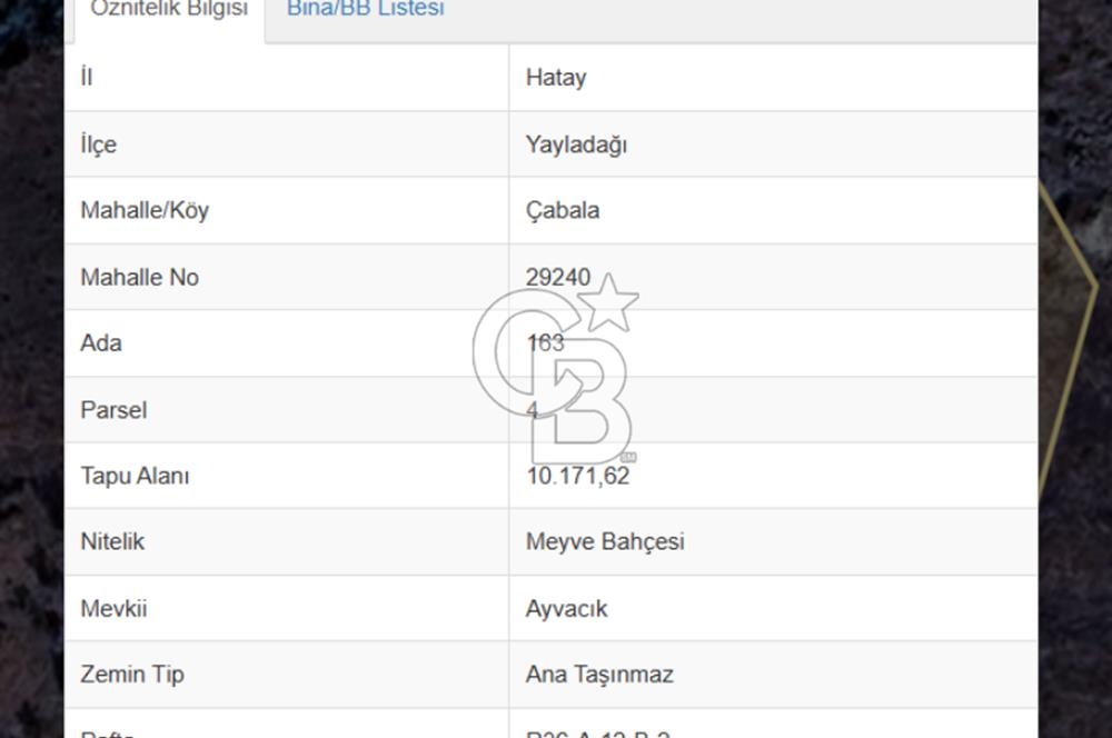 Yayladağı Çabala Mahallesinde Satılık Konut İmarlı Arsa