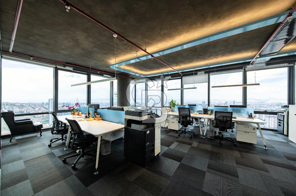 ÇANKAYA YILDIZ KULE SATILIK 185 m² LÜKS OFİS *KÖK TAPU*