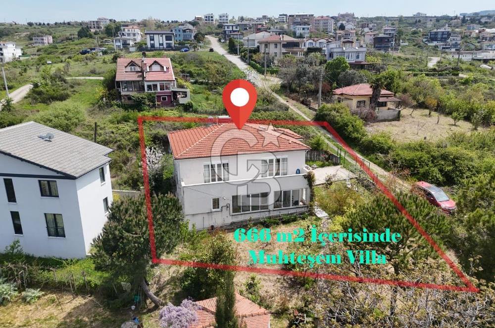 YALOVA ÇINARCIK KORUKÖY DOĞA VE DENİZ MANZARALI ARSALI VİLLA!...