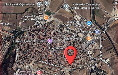 Hayrabolu Merkezde toplam 642m2 Satılık İmarlı Arsa