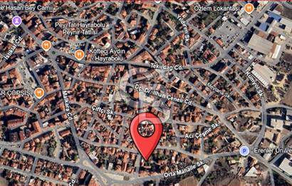 Hayrabolu Merkezde toplam 642m2 Satılık İmarlı Arsa