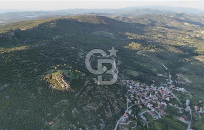 ÇANAKKALE AYVACIK KOZLU'DA DENİZ MANZARALI SATILIK TARLA