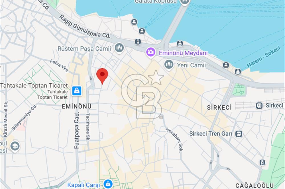 Eminönü Tahtakale'de kiralık İşyeri & Mağaza