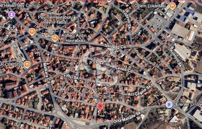 Hayrabolu Merkezde toplam 642m2 Satılık İmarlı Arsa