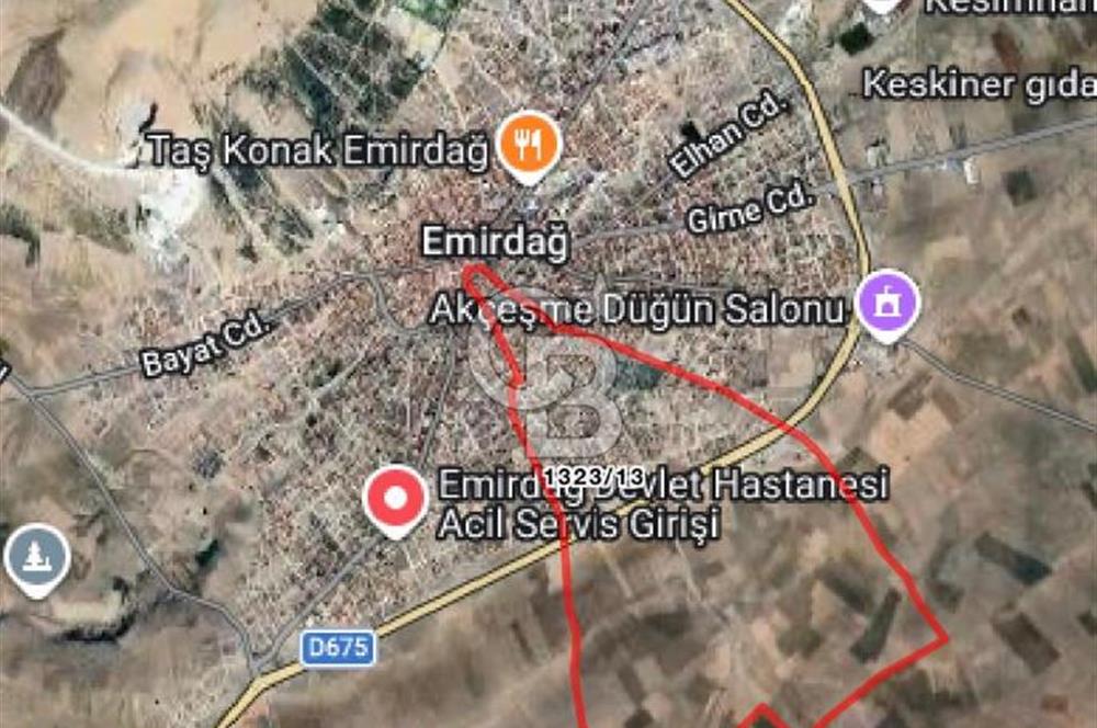 CB CITY' DEN AFYONKARAHİSAR EMİRDAĞ DA SATILIK ARSA