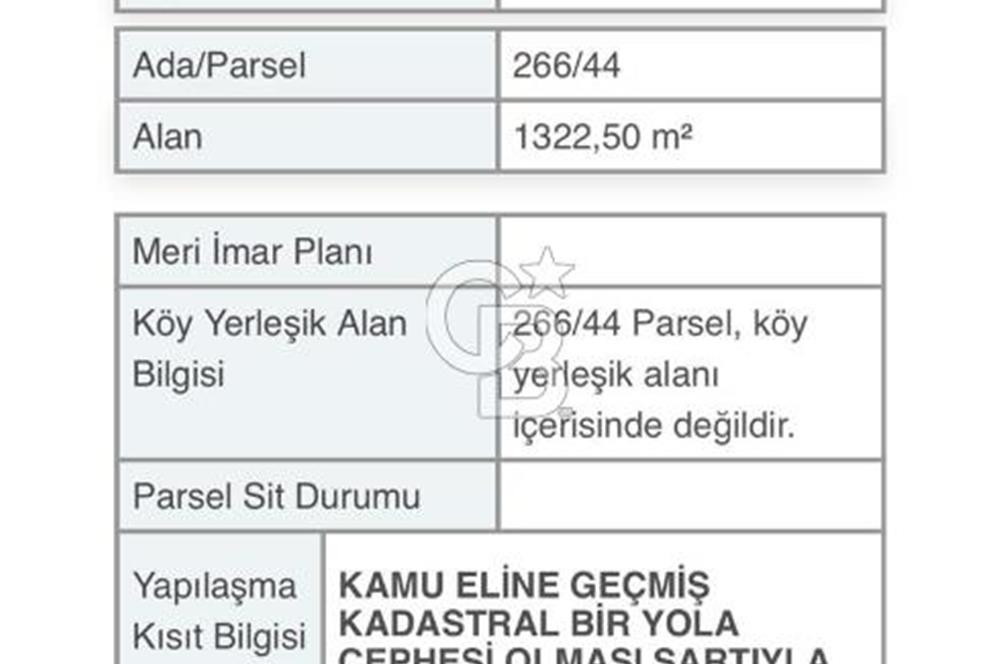 CB Vizyon Tevfik Baştürk'ten Gökçeada Çınarlı'da Satılık Tarla