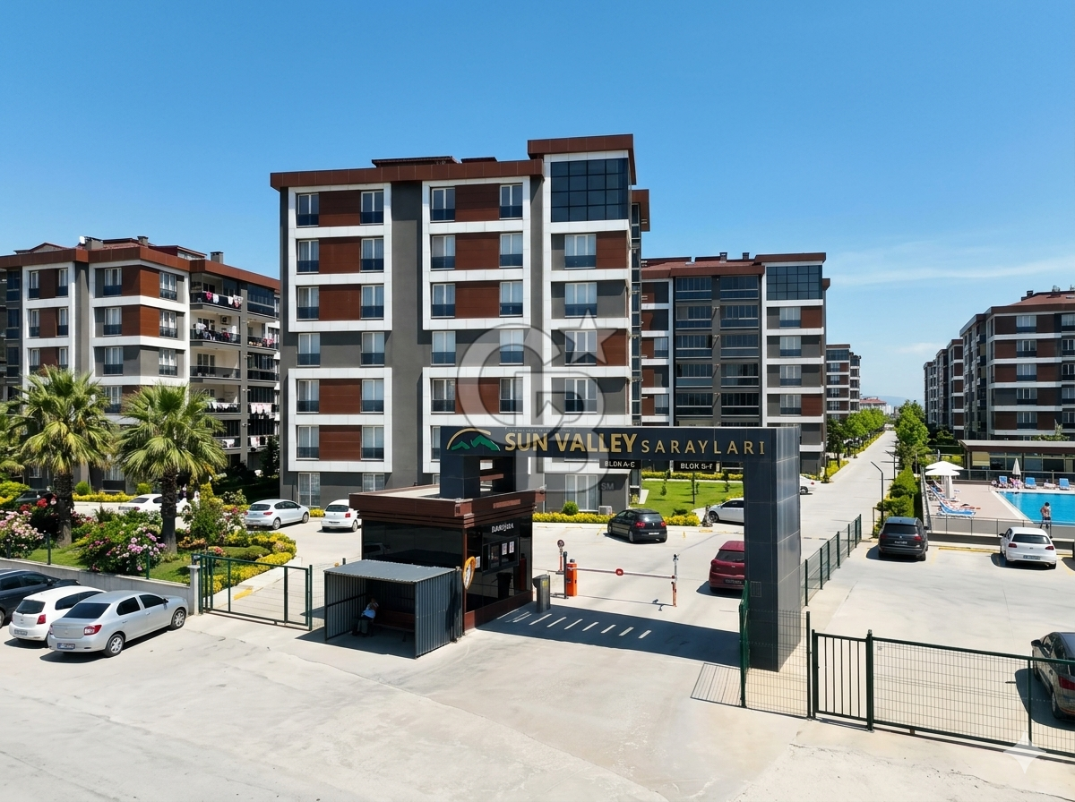 Çerkezköy Tepe Sun Valley Saraylarında 2+1 117 M2 Satılık Daire