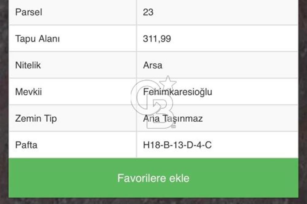 Biga Çeşmealtı'nda Satılık Deniz Manzaralı Arsa