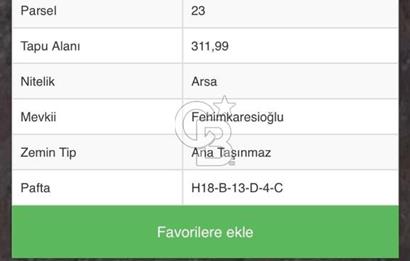 Biga Çeşmealtı'nda Satılık Deniz Manzaralı Arsa