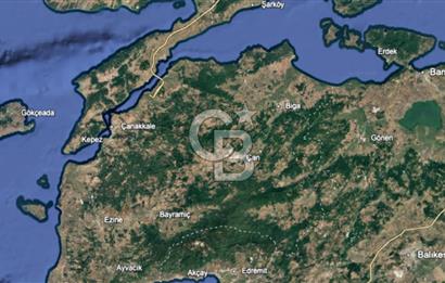 Çanakkale Çan Bozguç Köyünde Satılık Doğa Manzaralı Tarla