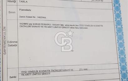 CB AMBIANCE DAN SAMANLI DA SATILIK İMARA YAKIN DEĞERLİ ARAZİ