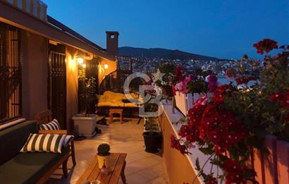 Karşıyaka Tersanede Eşsiz Deniz Manzaralı Kiralık Dubleks Yalı