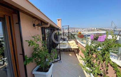 Karşıyaka Tersanede Eşsiz Deniz Manzaralı Kiralık Dubleks Yalı