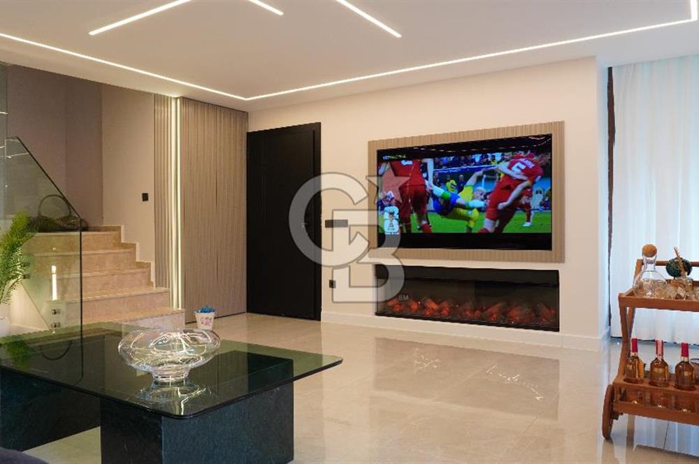 BODRUM TÜRKBÜKÜ'NDE KİRALIK MÜSTAKİL BAHÇELİ & HAVUZLU LÜKS 4+1 VİLLA