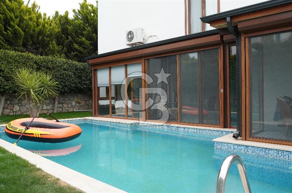 BODRUM TÜRKBÜKÜ'NDE KİRALIK MÜSTAKİL BAHÇELİ & HAVUZLU LÜKS 4+1 VİLLA