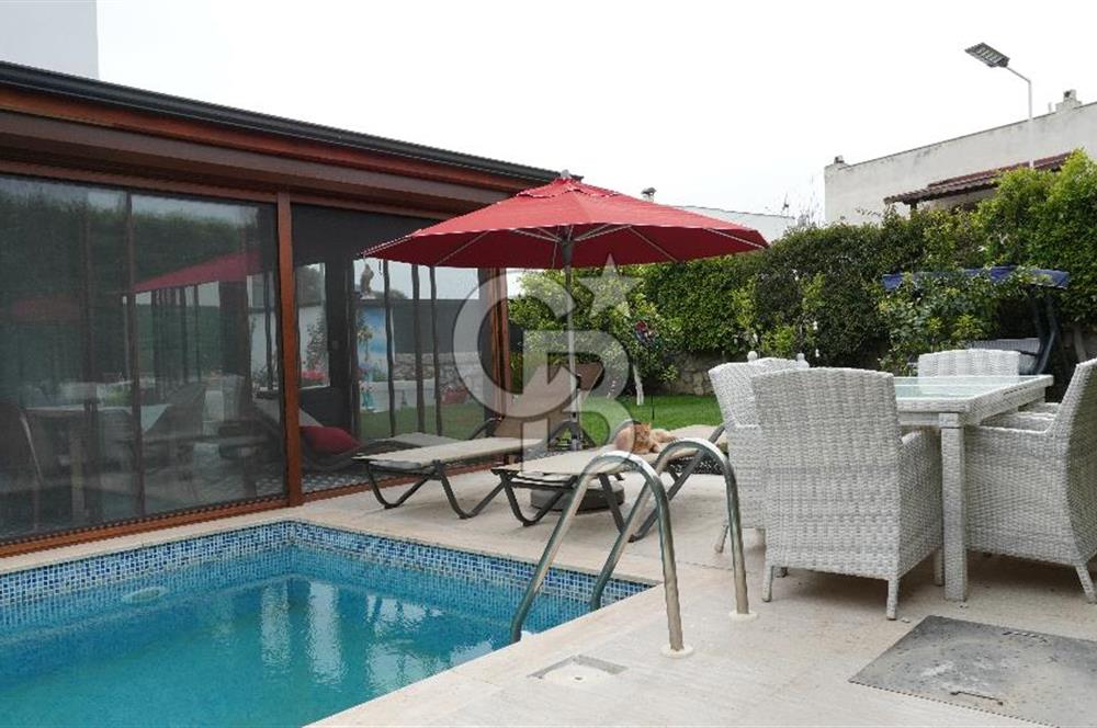 BODRUM TÜRKBÜKÜ'NDE KİRALIK MÜSTAKİL BAHÇELİ & HAVUZLU LÜKS 4+1 VİLLA