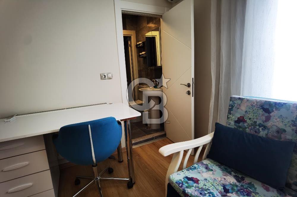 Bornova Küçükpark'ta 2+1 eşyalı kiralık dubleks daire