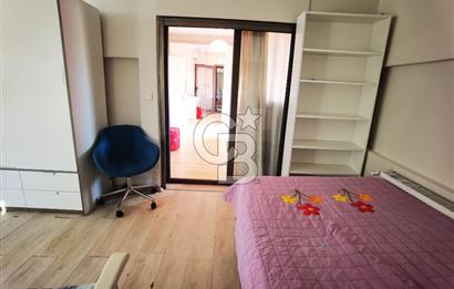 Bornova Küçükpark'ta 2+1 eşyalı kiralık dubleks daire