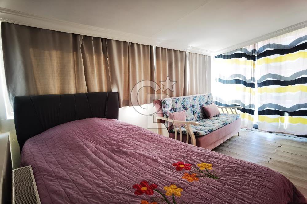 Bornova Küçükpark'ta 2+1 eşyalı kiralık dubleks daire