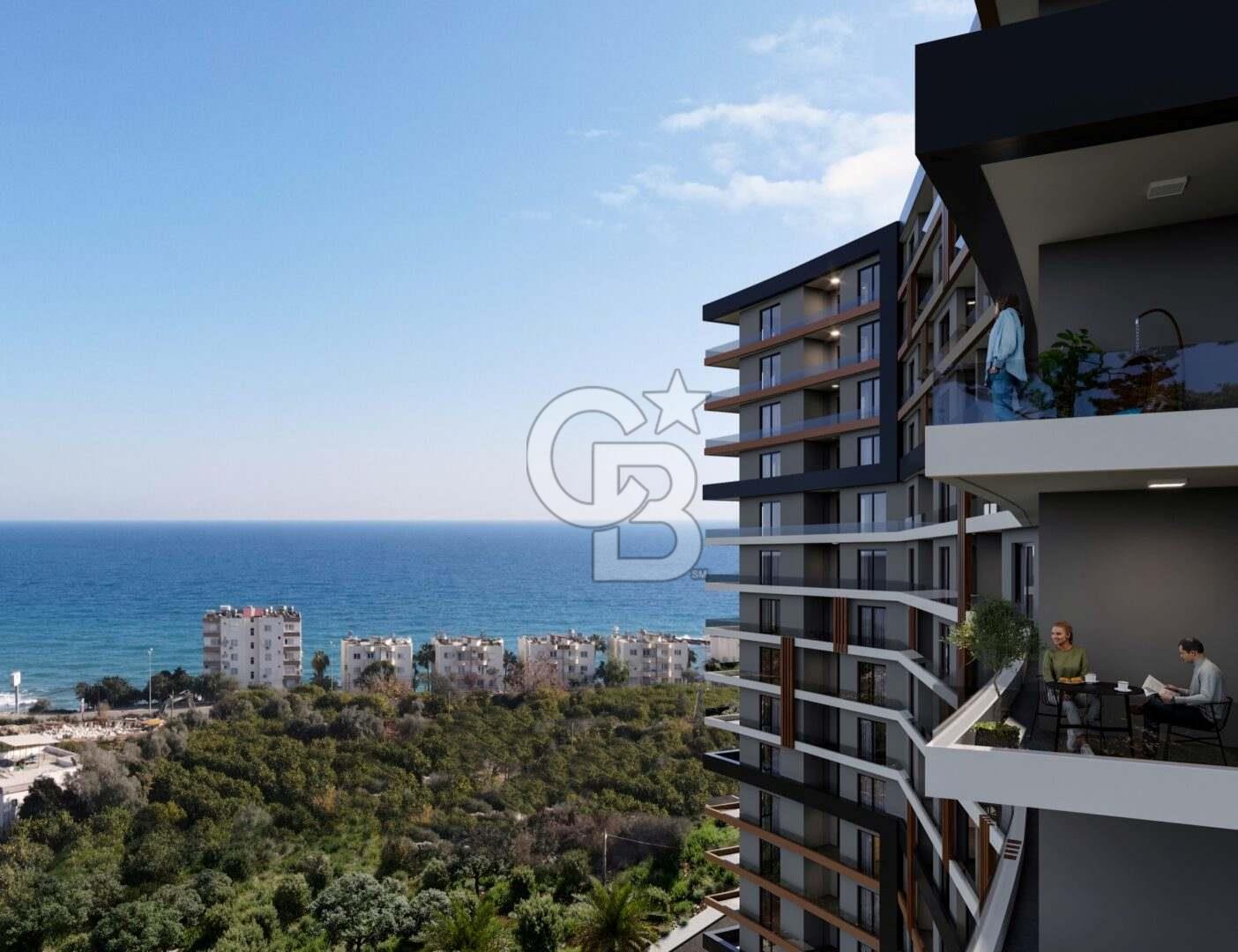 Ayaş da Marka Projede Deniz Manzaralı Sıfır Satılık 2+1 Yazlık Daire