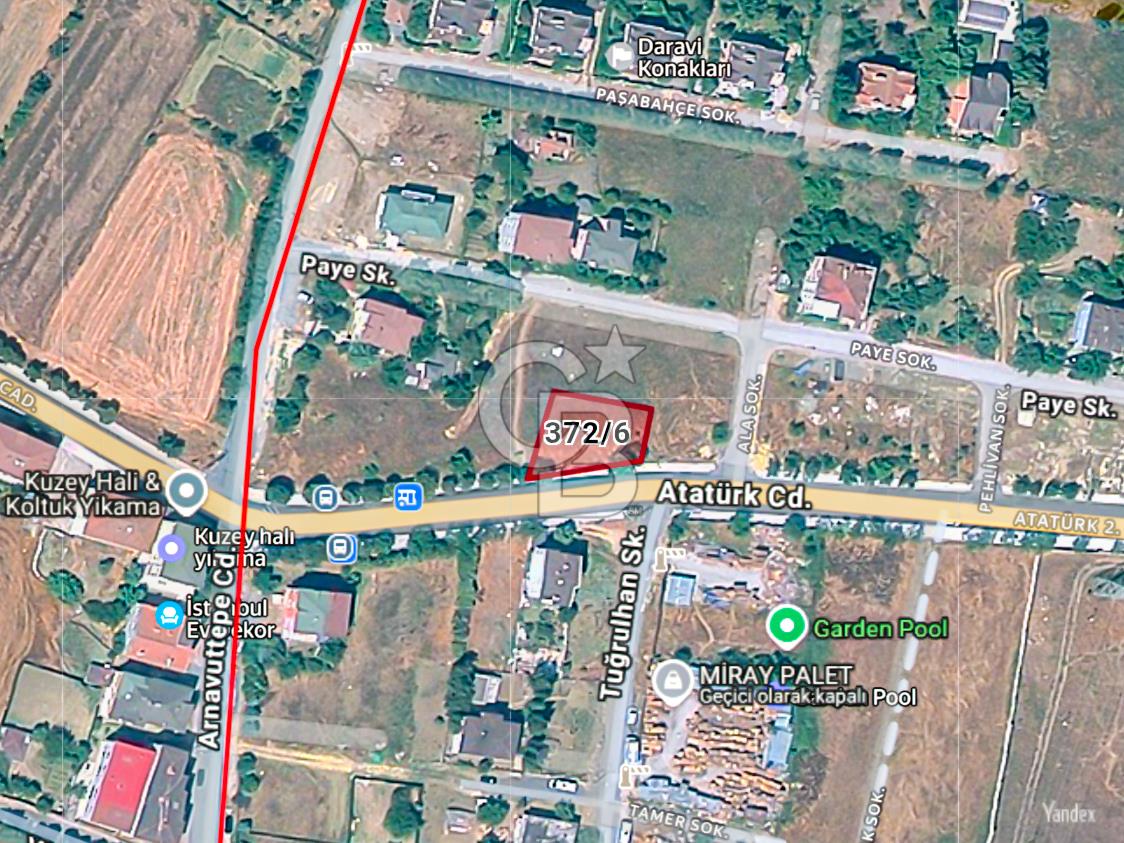 Tepecik Atatürk 2. Cadde Üzeri 500m² Müstakil İmarli Arsa