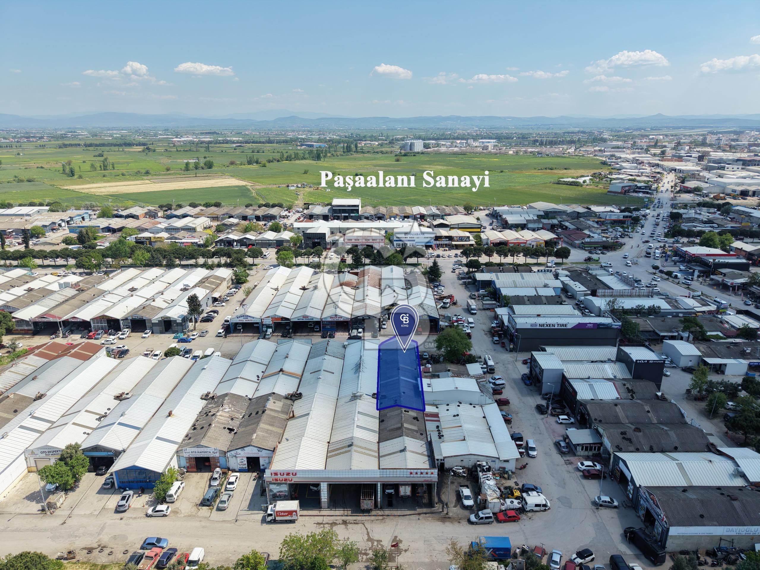 CB KİNG'DEN PAŞAALANI SANAYİ BÖLGESİNDE 300m² SATILIK DÜKKAN