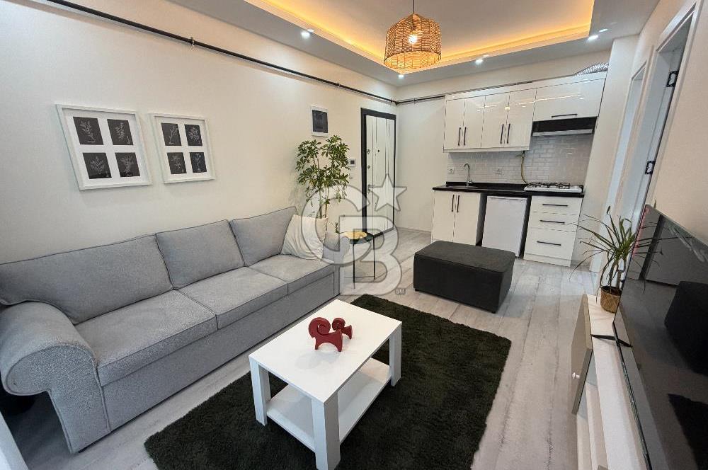 BUCA KURUÇEŞME’DE SATILIK 1+1 EŞYALI SIFIR ARA KAT DAİRE