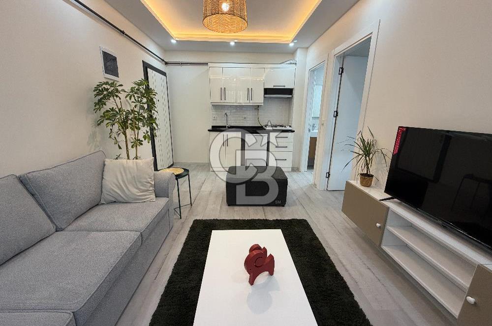 BUCA KURUÇEŞME’DE SATILIK 1+1 EŞYALI SIFIR ARA KAT DAİRE