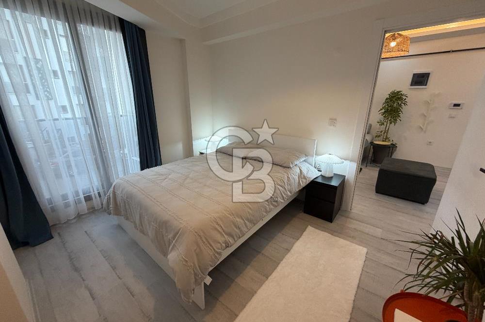 BUCA KURUÇEŞME’DE SATILIK 1+1 EŞYALI SIFIR ARA KAT DAİRE