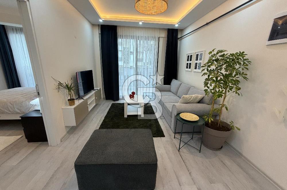 BUCA KURUÇEŞME’DE SATILIK 1+1 EŞYALI SIFIR ARA KAT DAİRE