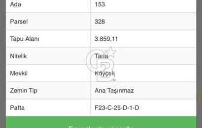 Kocaeli Kandıra Selametli satılık 3859 m2 arazi 