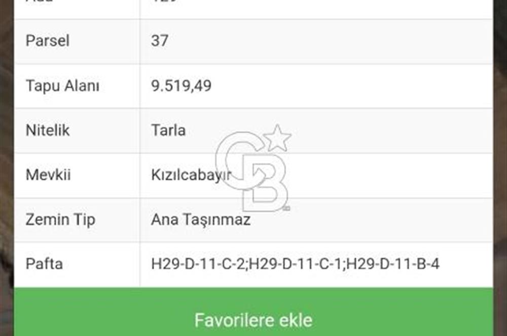 Satılık Tek Tapu Kök Tapu TAI-TUSAŞ'a Yakın Arazi