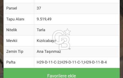 Satılık Tek Tapu Kök Tapu TAI-TUSAŞ'a Yakın Arazi
