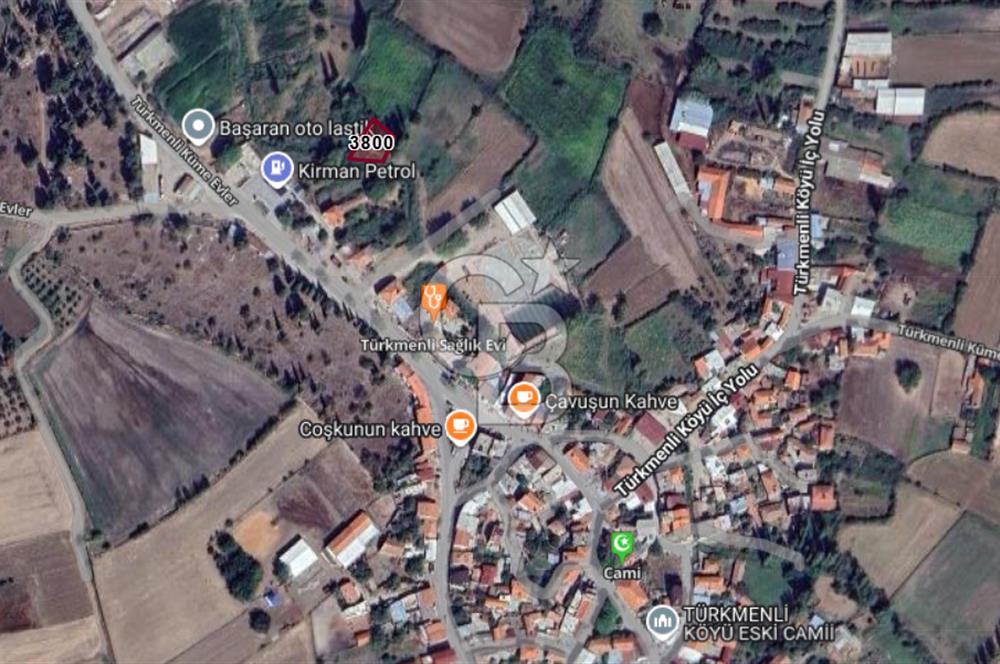 ÇANAKKALE BAYRAMİÇ/TÜRKMENLİ KÖYÜ 517 m2 SATILIK BAHÇE