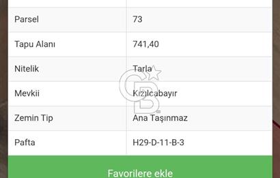 Satılık Tek Tapu Kök Tapu TAI-TUSAŞ'a Yakın Arazi