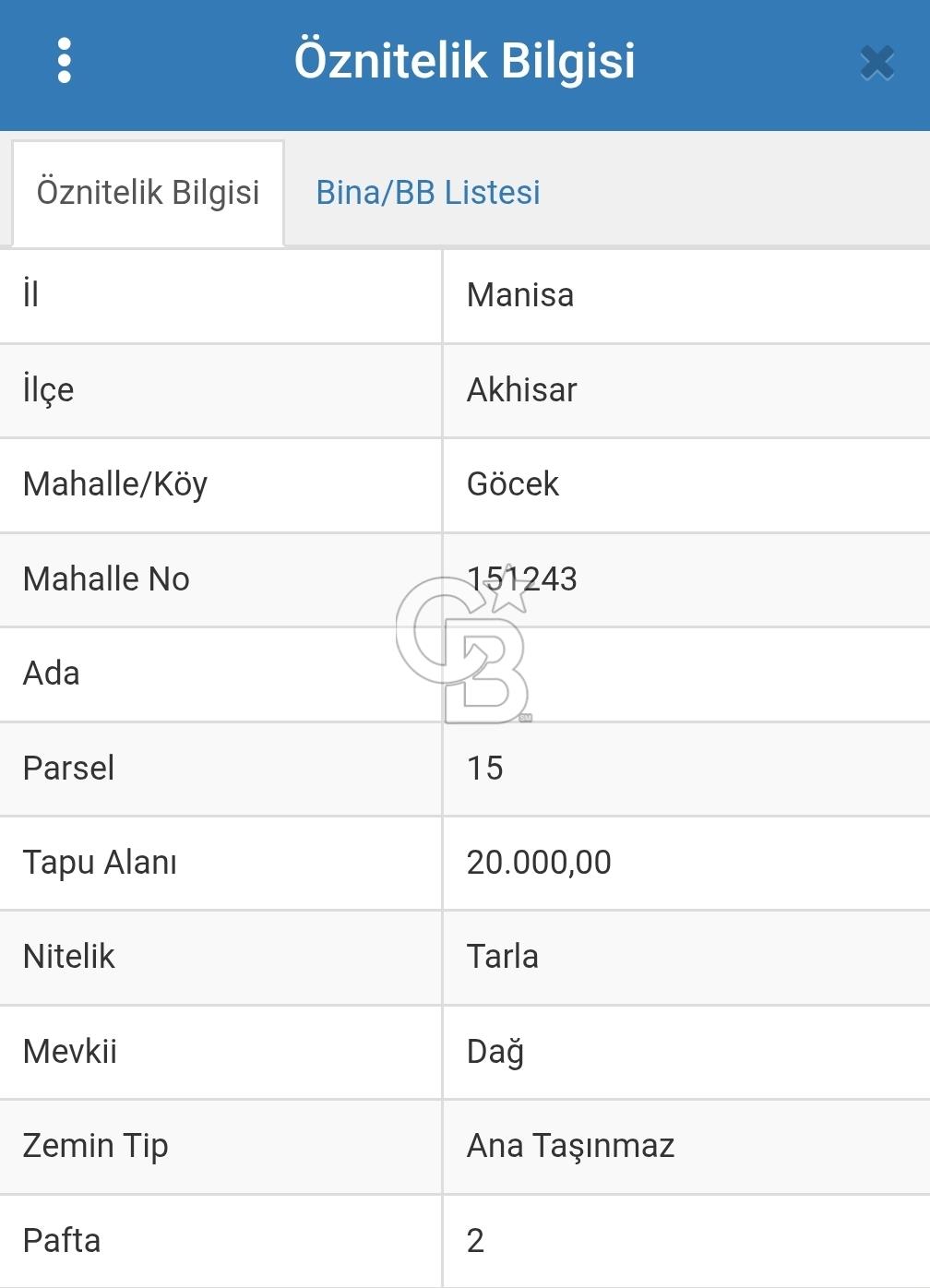 Akhisar Göcek 20.000 m² Büyük Parsel Satılık Tarla