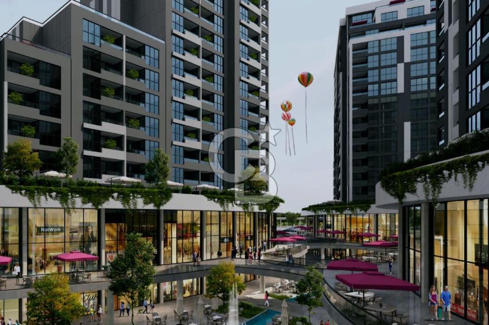 CUMHURİYET MAH. İSTPORT TERRACE EŞYALI KİRALIK 10.KAT 1+1