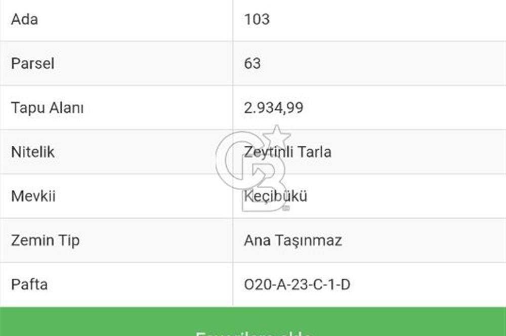 Marmaris Orhaniye’de Denize Çok Yakın Satılık Tarla