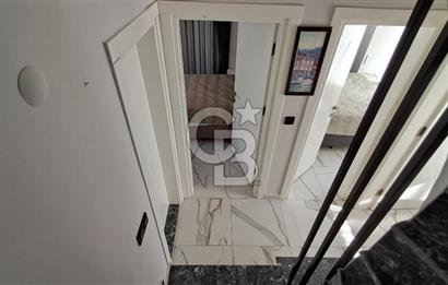 Akbükte Kiralık Deniz Manzaralı 3+1 Bahçe Tripleks