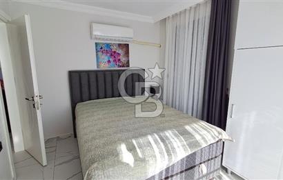 Akbükte Kiralık Deniz Manzaralı 3+1 Bahçe Tripleks