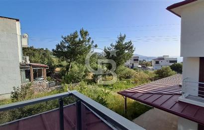 Akbükte Kiralık Deniz Manzaralı 3+1 Bahçe Tripleks