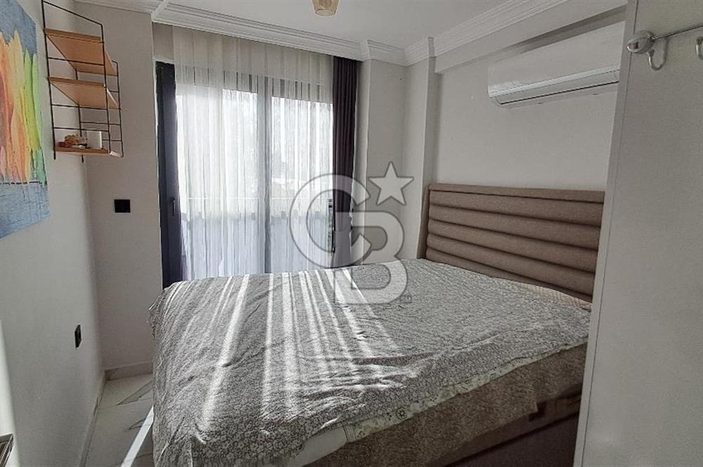 Akbükte Kiralık Deniz Manzaralı 3+1 Bahçe Tripleks